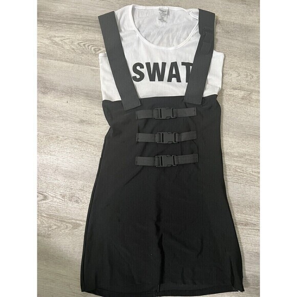 Spirit Halloween Women's Halloween Costume SWAT Officer, S/M, New Without Tag - Picture 8 of 10